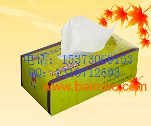 内蒙古赤峰盒装面巾纸定制与广告盒抽加工 一站式广告设计解决方案